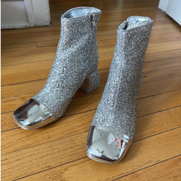 Sam Edelman Circus NY Osten Glitter Ankle Boot NWT - Picture 3 of 7